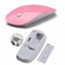 Ultra Slim USB Wireless Optical Mouse 2.4 GHz Receiver